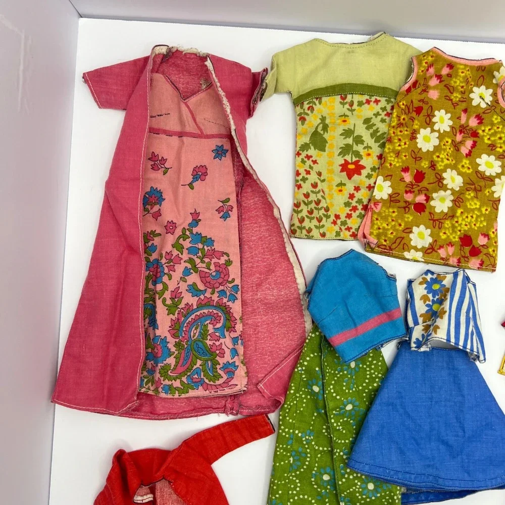Vintage Handmade Barbie Ken Doll Clothes Lot 60s Outfits 13 Pieces 11.5 inch Mod